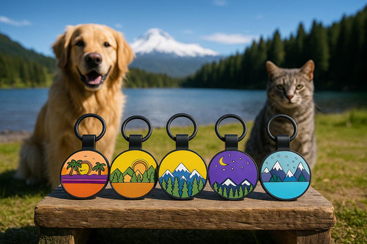 🐾 Plaquita AnimalBack Presideñada Circulos.