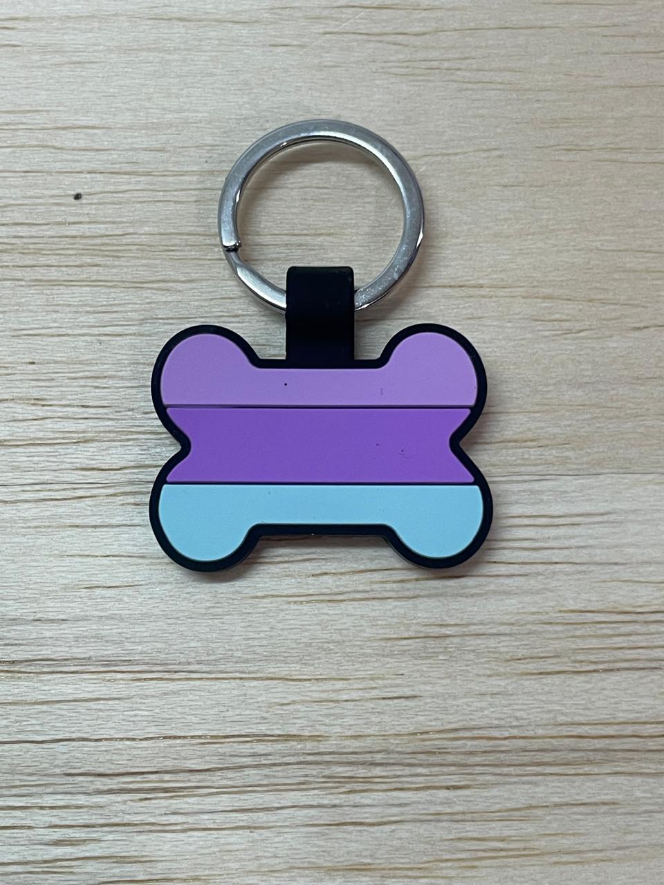 🐾 Plaquita AnimalBack Hueso – Personalizada para tu mascota