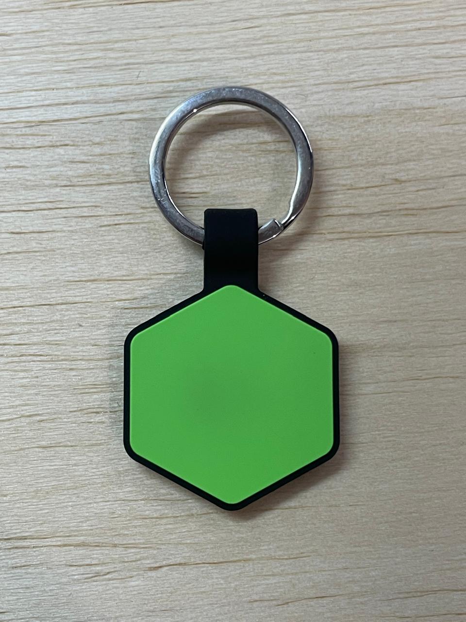 🐾 Plaquita AnimalBack Hexagonal – Personalizada para tu mascota