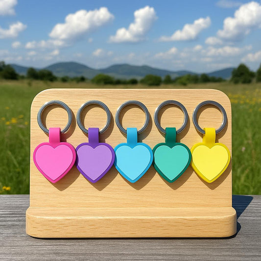 🐾 Plaquita AnimalBack Corazón – Personalizada para tu mascota