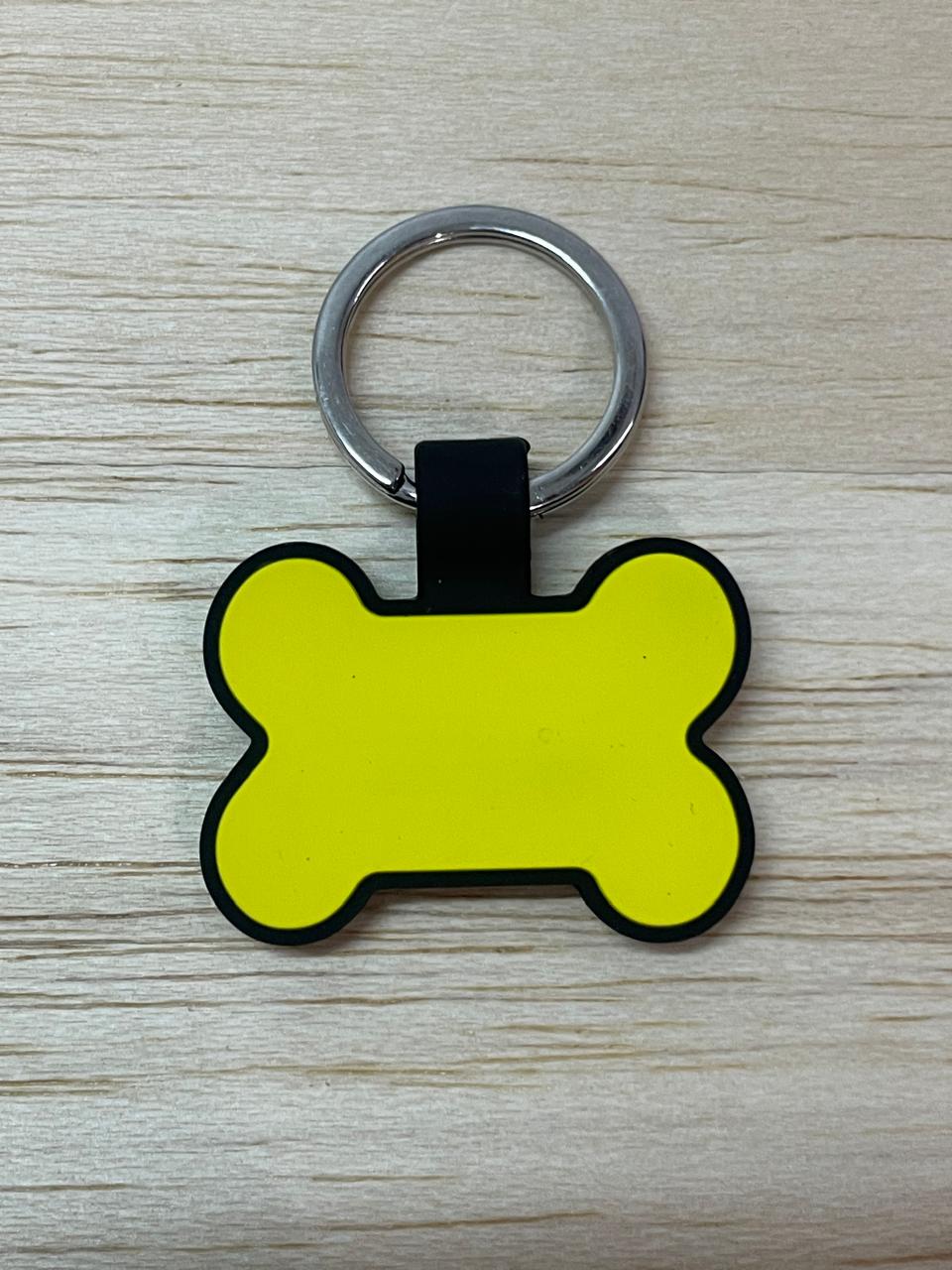 🐾 Plaquita AnimalBack Hueso – Personalizada para tu mascota